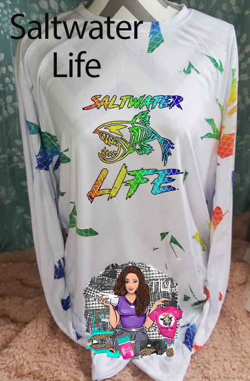 Saltwater Life Fishing Shirt