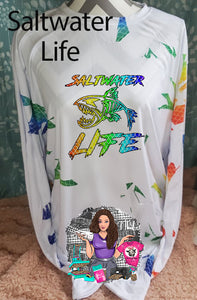 Saltwater Life Fishing Shirt